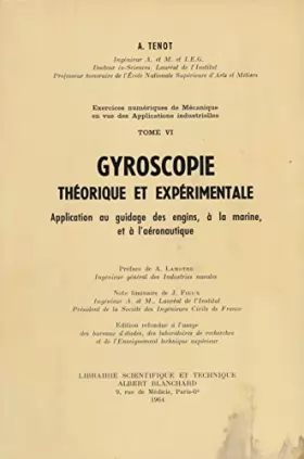 Couverture du produit · Gyroscopie théorique et expérimentale