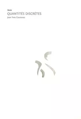 Couverture du produit · Quantités discrètes