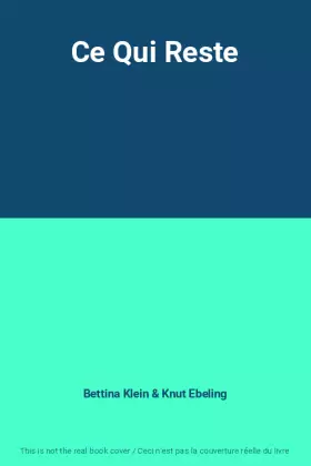 Couverture du produit · Ce Qui Reste
