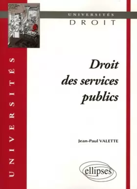 Couverture du produit · Droit des services publics