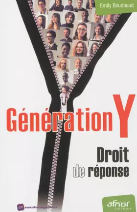 Couverture du produit · Génération Y : droit de réponse