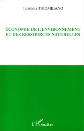 Couverture du produit · Economie de l'environnement et des ressources naturelles