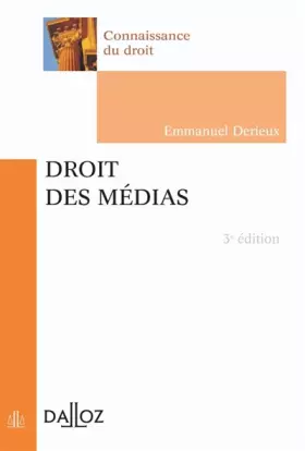 Couverture du produit · Droit des médias