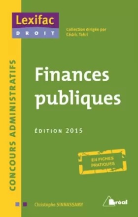 Couverture du produit · Finances publiques 2015