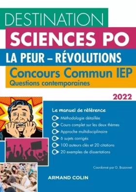 Couverture du produit · Destination Sciences Po Questions contemporaines 2022 - Concours commun IEP