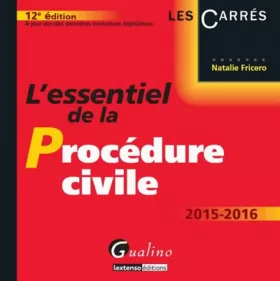 Couverture du produit · L'Essentiel de la Procédure civile 2015-2016