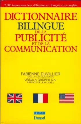 Couverture du produit · Dictionnaire bilingue de la publicité et de la communication