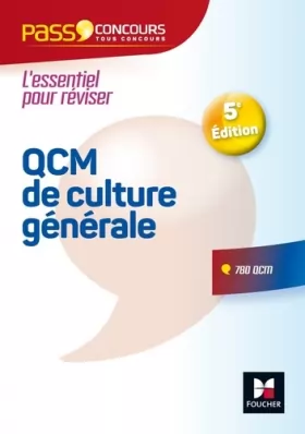 Couverture du produit · Pass'Concours - QCM de culture générale - Tous concours - Entrainement et révision