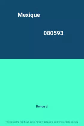 Couverture du produit · Mexique                                                                                       080593