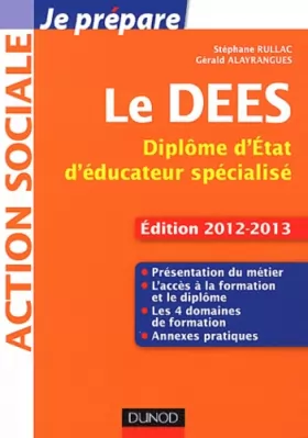 Couverture du produit · Je prépare le DEES - Diplôme d'État d'éducateur spécialisé - Edition 2012-2013