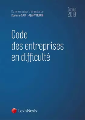Couverture du produit · Code des entreprises en difficulté 2019