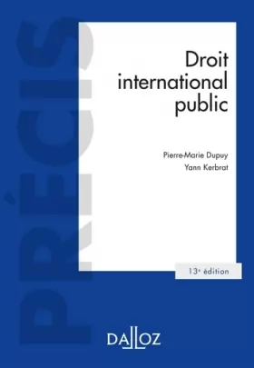 Couverture du produit · Droit international public - 13e éd.