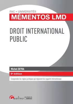 Couverture du produit · DROIT INTERNATIONAL PUBLIC, 6EME ED
