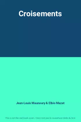 Couverture du produit · Croisements