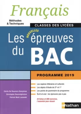 Couverture du produit · Français - Les nouvelles épreuves du Bac - Classes des lycées