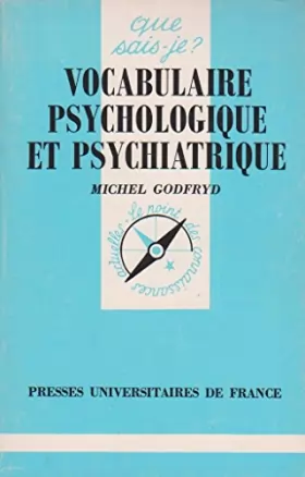 Couverture du produit · Vocabulaire psychologique et psychiatrique