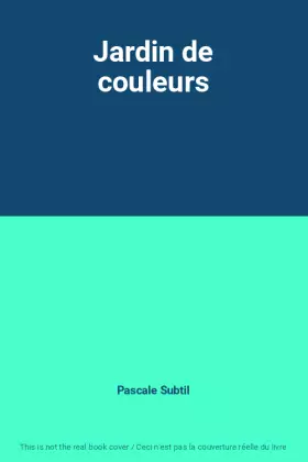 Couverture du produit · Jardin de couleurs