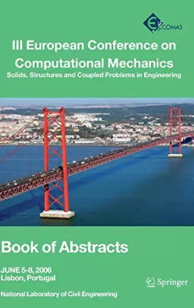 Couverture du produit · III European Conference on Computational Mechanics: Solids, Structures And Coupled Problems in Engineering, Book of Abstracts J