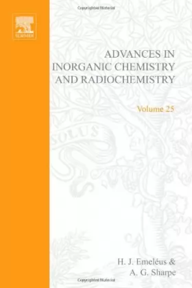 Couverture du produit · Advances in Inorganic Chemistry and Radiochemistry