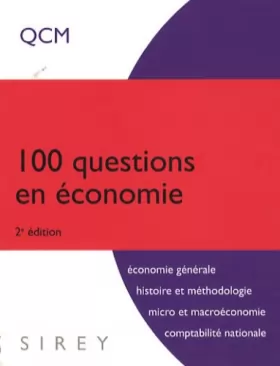 Couverture du produit · 100 questions en économie - 2e éd.