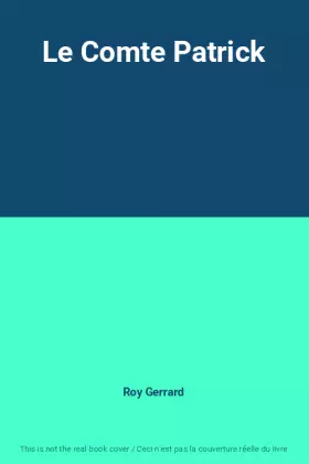 Couverture du produit · Le Comte Patrick