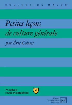 Couverture du produit · Petites leçons de culture générale