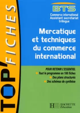 Couverture du produit · Mercatique et techniques du commerce international BTS Commerce International