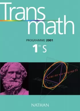 Couverture du produit · Transmath 1ère S. Programme 2001