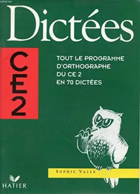 Couverture du produit · DICTEES CE2 ED.93