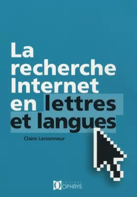 Couverture du produit · Recherche Internet en lettres et langues