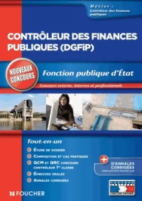 Couverture du produit · Contrôleur des finances publiques DGFIP Nouveaux concours