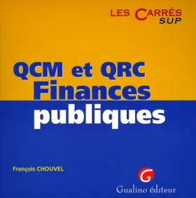 Couverture du produit · QCM et QRC finances publiques