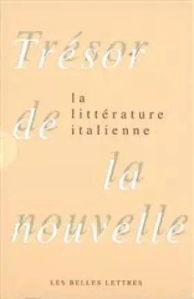 Couverture du produit · Trésor de la nouvelle de la littérature italienne en 2 volumes