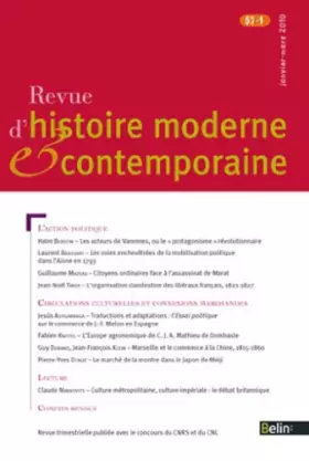 Couverture du produit · Rhmec 57-1 (Janv/Mars 2010)