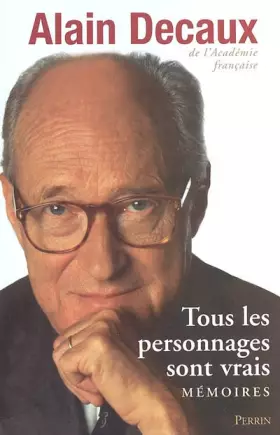 Couverture du produit · Tous les personnages sont vrais