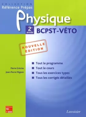 Couverture du produit · Physique 2e année BCPST-Véto