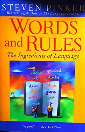 Couverture du produit · Words and Rules: The Ingredients of Language