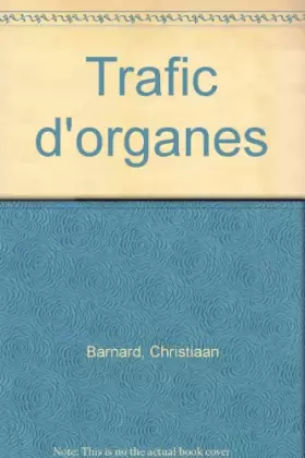 Couverture du produit · Trafic d'organes