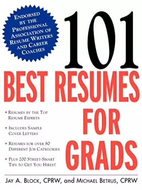 Couverture du produit · 101 Best Resumes for Grads