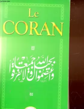 Couverture du produit · Coran (le)