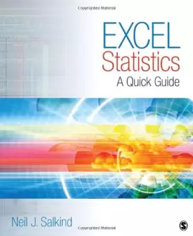 Couverture du produit · Excel Statistics: A Quick Guide
