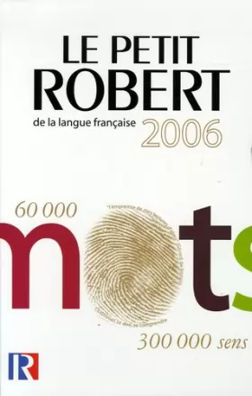 Couverture du produit · Coffret Le Nouveau Petit Robert Grand format : Dictionnaire alphabétique et analogique de la langue française