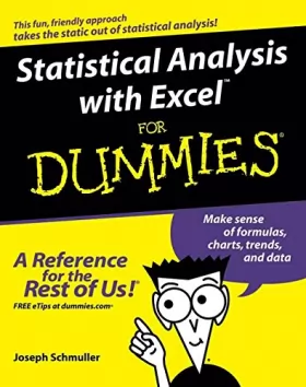 Couverture du produit · Statistical Analysis With Excel For Dummies