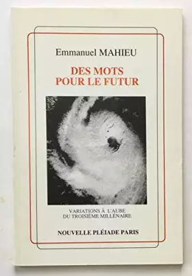 Couverture du produit · Des mots pour le futur