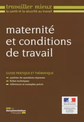 Couverture du produit · Maternité et conditions de travail