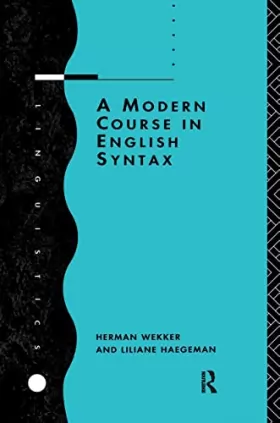 Couverture du produit · A Modern Course in English Syntax