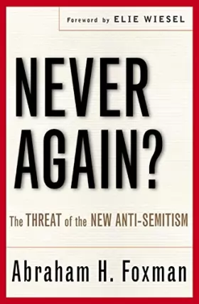 Couverture du produit · Never Again?: The Threat of the New Anti-Semitism