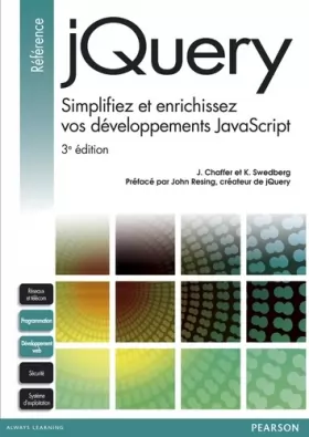Couverture du produit · jQuery: Simplifiez et enrichissez vos développements JavaScript