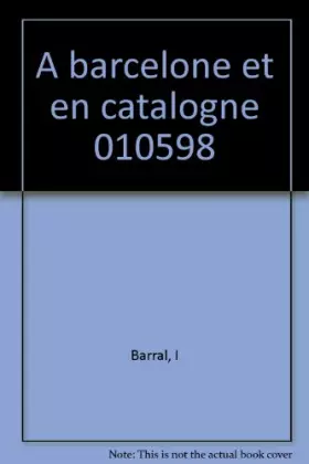 Couverture du produit · A Barcelone et en Catalogne