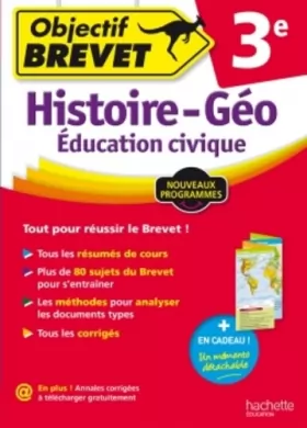 Couverture du produit · Objectif Brevet - L'épreuve d'histoire-Géographie-Éducation civique